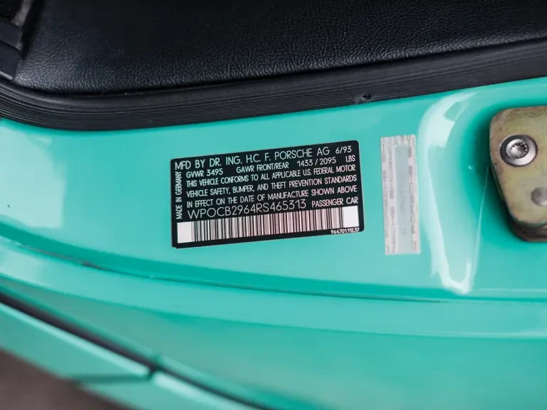 1994 Porsche 964 Speedster - Image 18 of 26