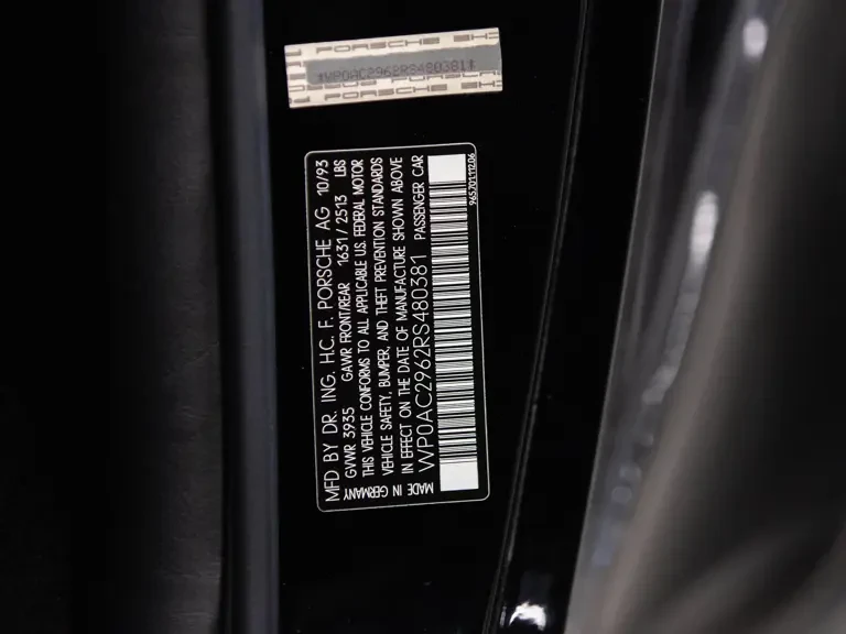 1994 Porsche 964 Turbo - Image 25 of 31