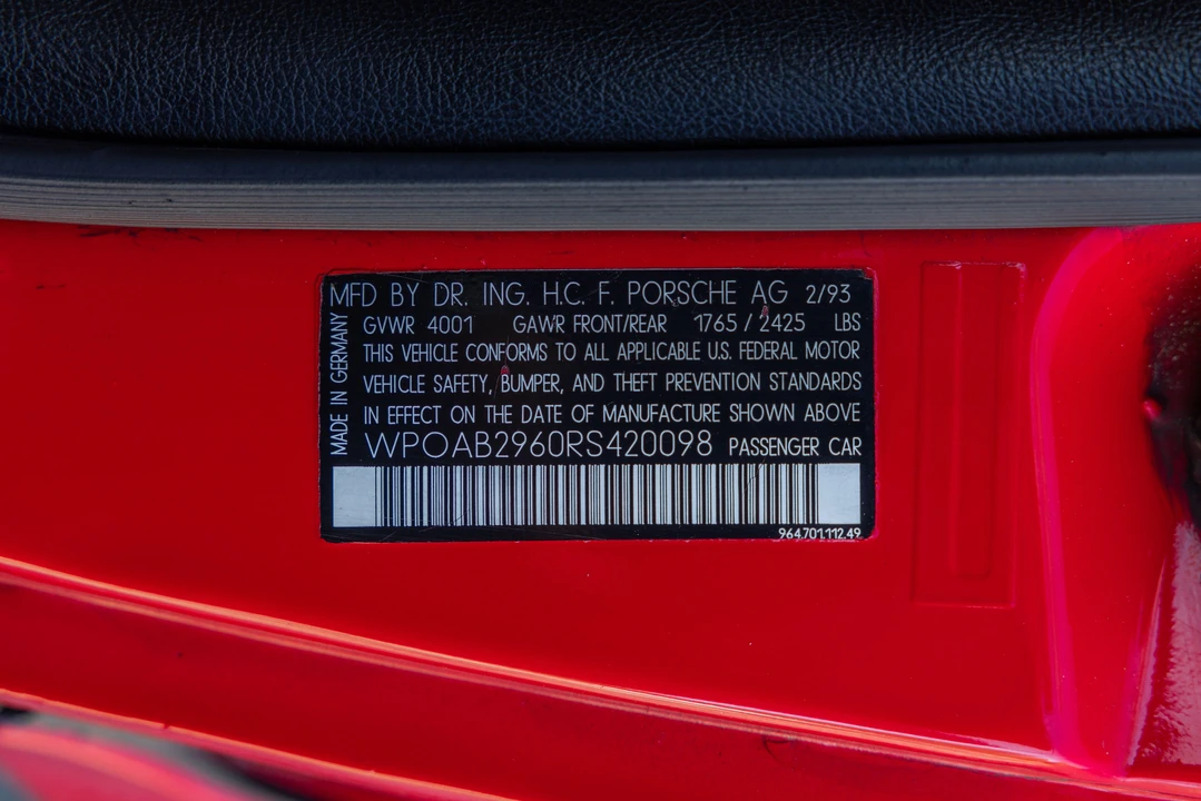 1994 Porsche 964 Carrera 4 - Image 26 of 31