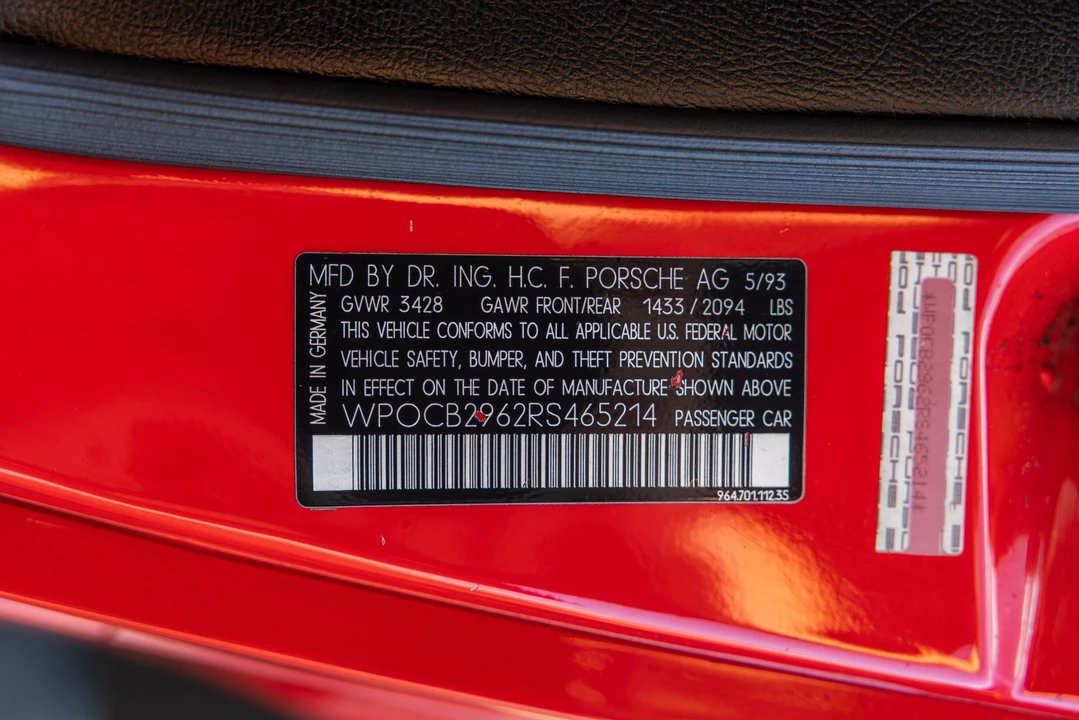 1994 Porsche 964 Speedster - Image 28 of 31
