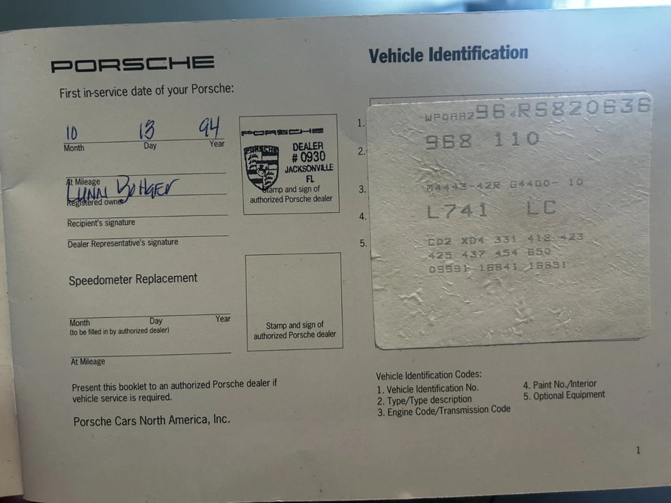 1994 Porsche 968 - Image 18 of 21