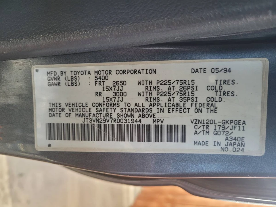 1994 Toyota 4Runner 2nd Gen - Image 24 of 24