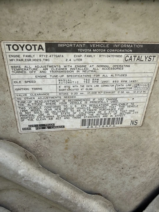 1994 Toyota T100 - Image 13 of 15