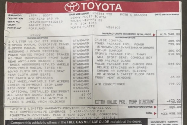 1994 Toyota Hilux 5th Gen - Image 8 of 8