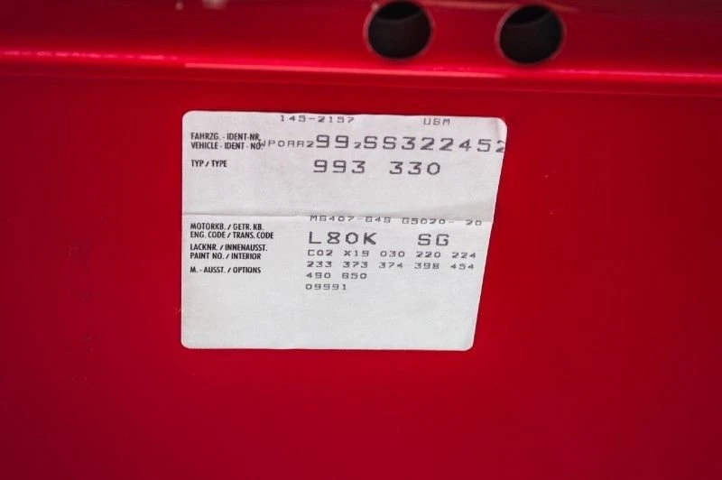1995 Porsche 993 Carrera - Image 7 of 12