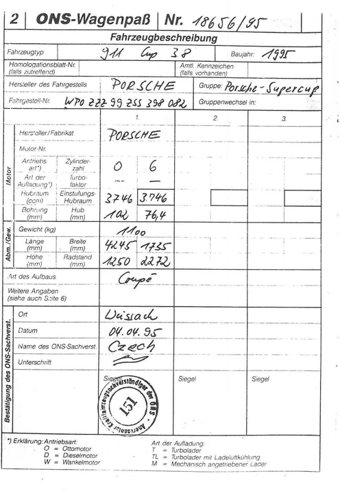 1995 Porsche 993 Carrera - Image 9 of 13