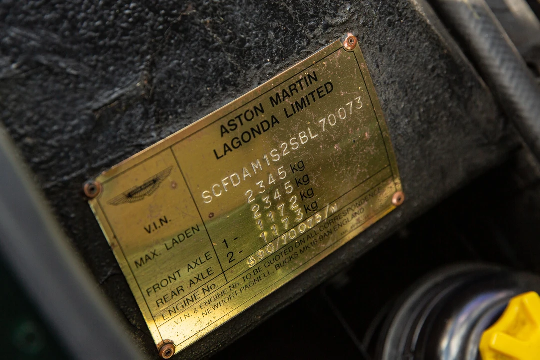 1995 Aston Martin Vantage (1993-2000) - Image 4 of 31