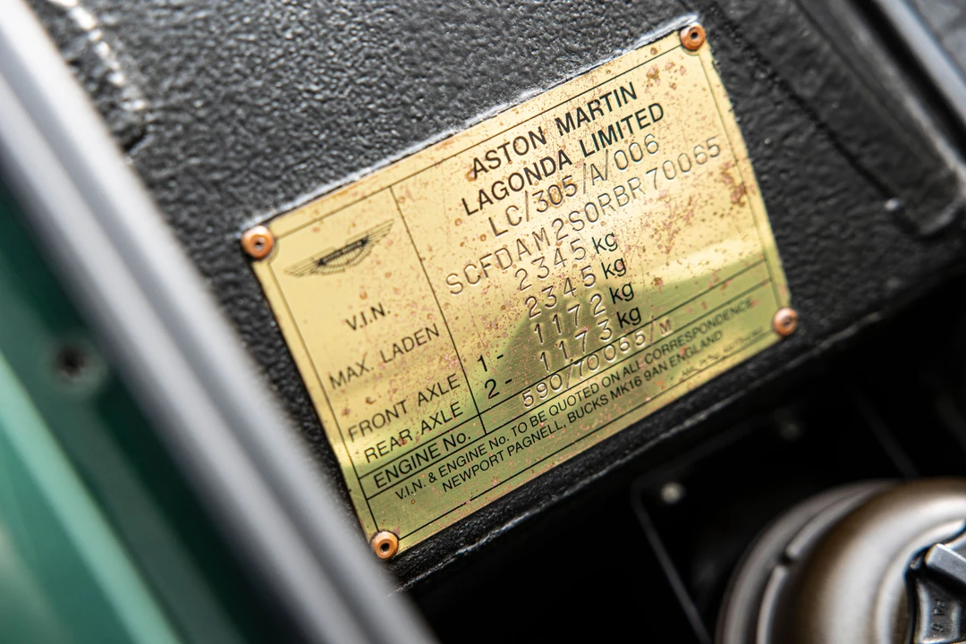 1995 Aston Martin Vantage (1993-2000) - Image 19 of 31