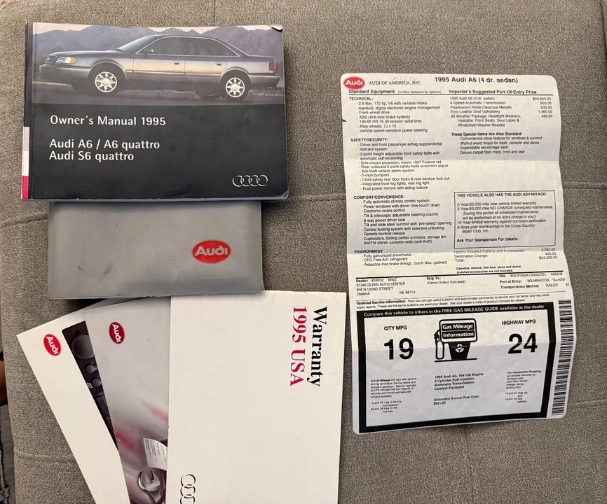 1995 Audi C4 A6 - Image 6 of 20