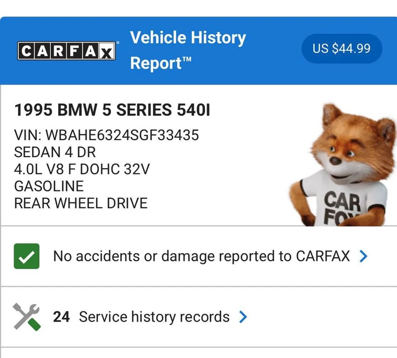 1995 BMW E34 5 Series - Image 19 of 20
