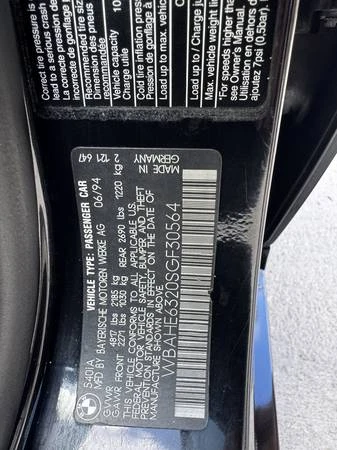 1995 BMW E34 5 Series - Image 10 of 18