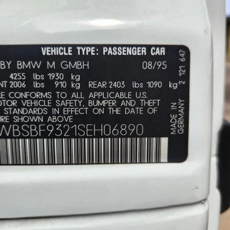 1995 BMW E36 M3 - Image 15 of 21