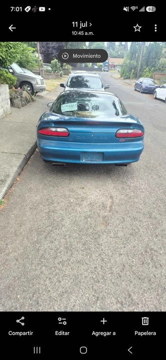 1995 Chevrolet Camaro 4th Gen - Image 3 of 3