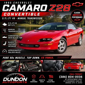 1995 Chevrolet Camaro Z28 Convertible