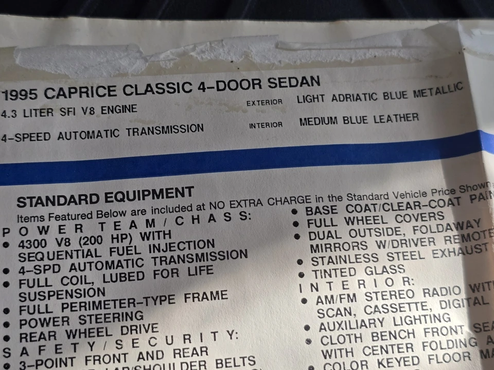 1995 Chevrolet Caprice - Image 24 of 24