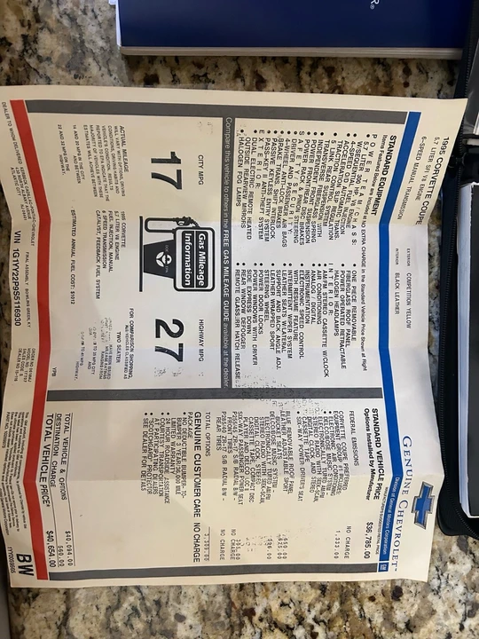 1995 Chevrolet Corvette C4 - Image 16 of 21