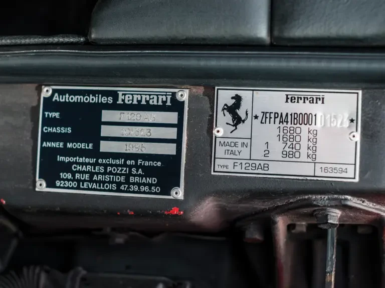 1995 Ferrari F355 - Image 27 of 31