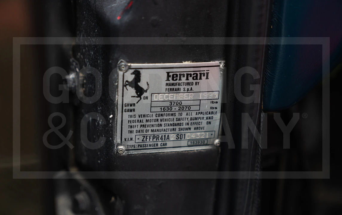 1995 Ferrari F355 Berlinetta - Image 18 of 19