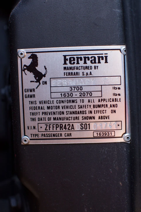 1995 Ferrari F355 GTS - Image 14 of 31