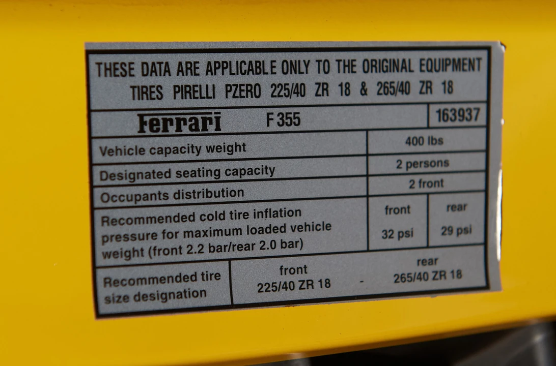 1995 Ferrari F355 Spider - Image 25 of 30