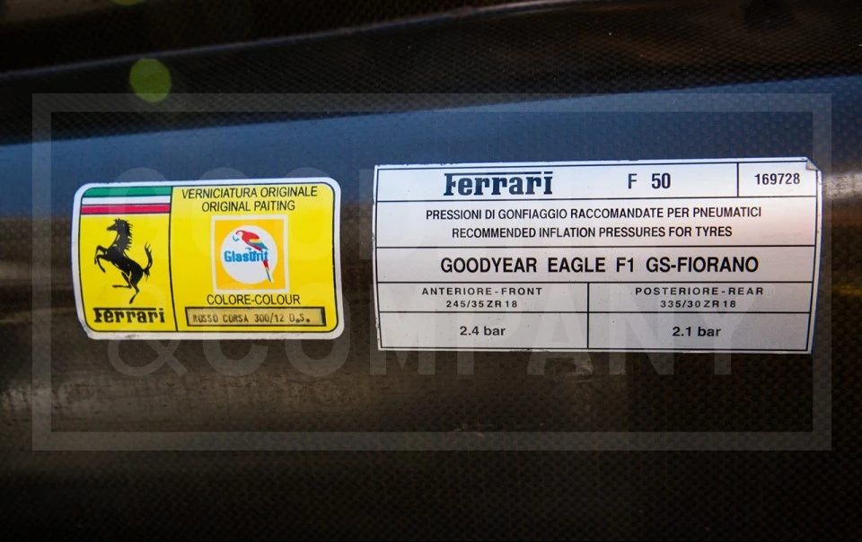 1995 Ferrari F50 - Image 17 of 26