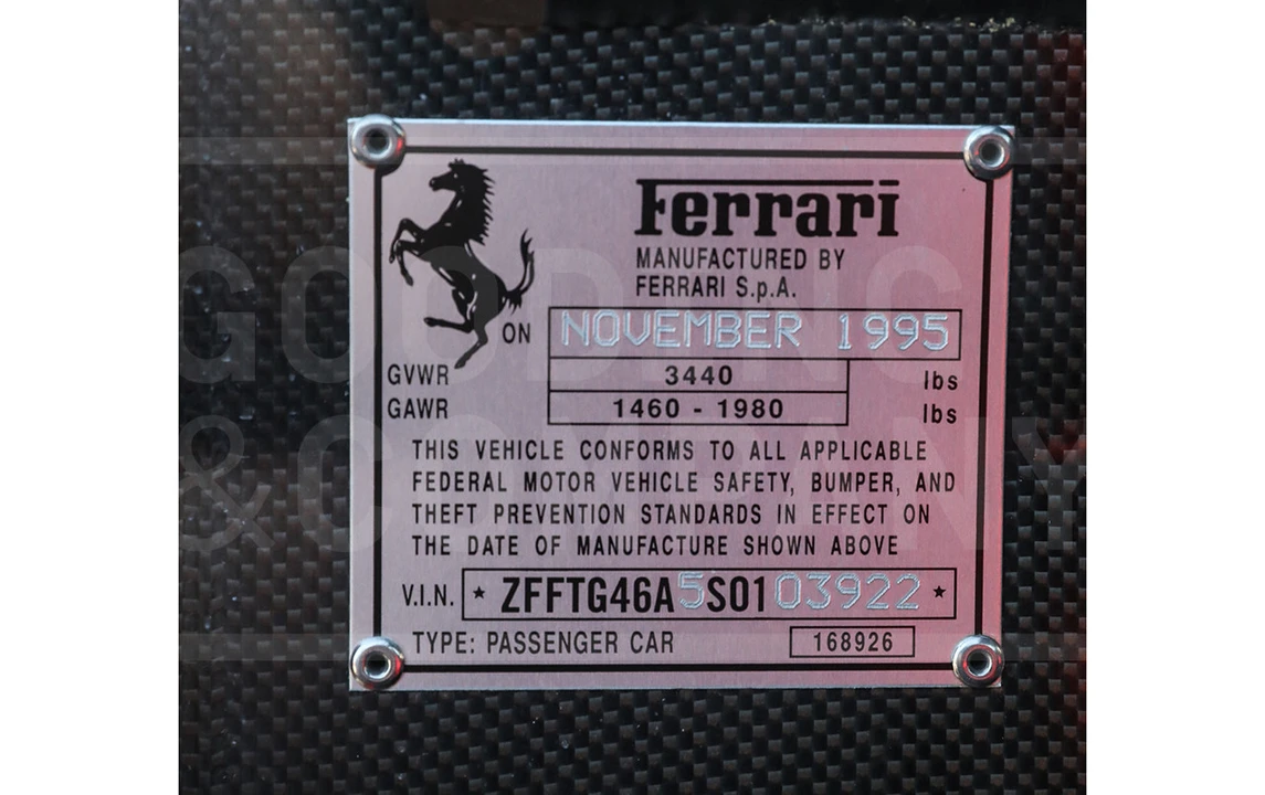1995 Ferrari F50 - Image 20 of 20