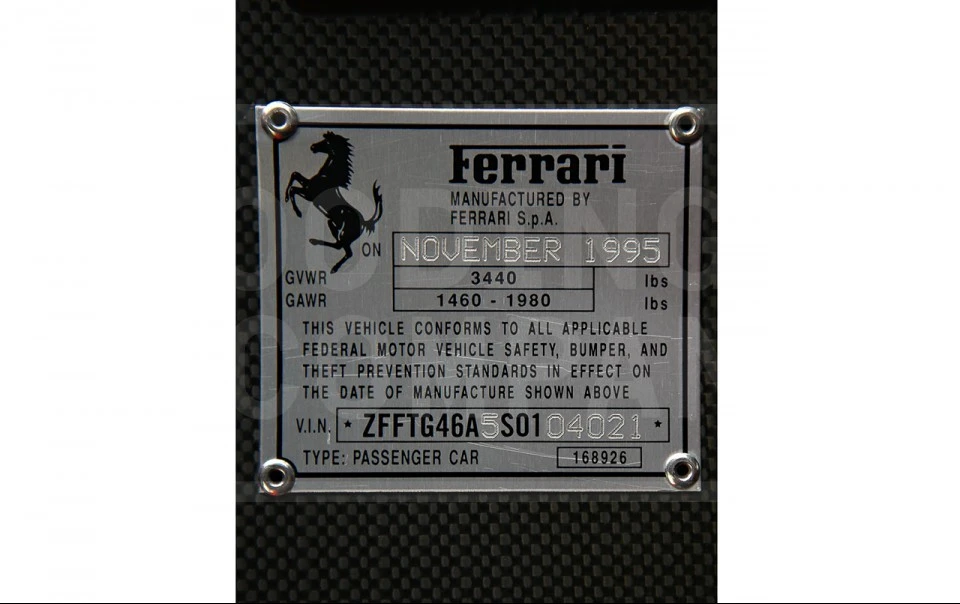 1995 Ferrari F50 - Image 15 of 18