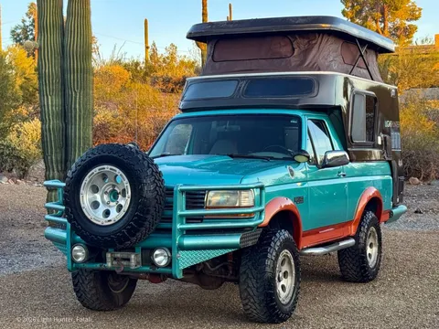 1995 Ford Bronco XLT 4x4 with Camper (one owner)