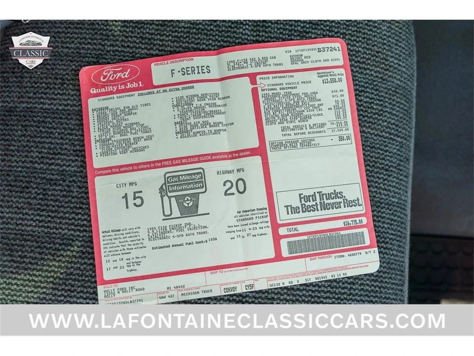 1995 Ford F-Series 9th Gen - Image 12 of 31