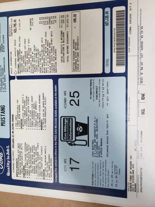 1995 Ford SN95 Mustang - Image 11 of 12