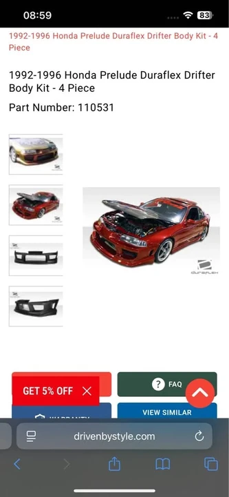 1995 Honda Prelude 4th Gen - Image 2 of 2