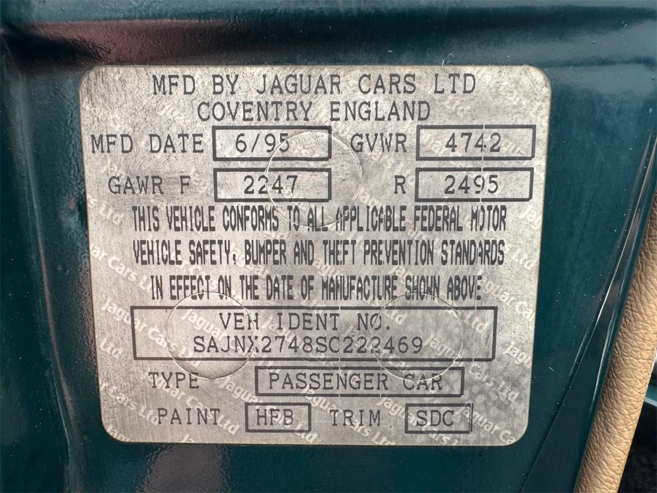 1995 Jaguar X300 XJ - Image 22 of 31
