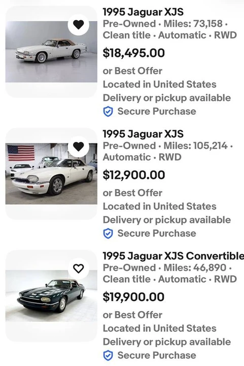 1995 Jaguar XJS Convertible - Image 20 of 24