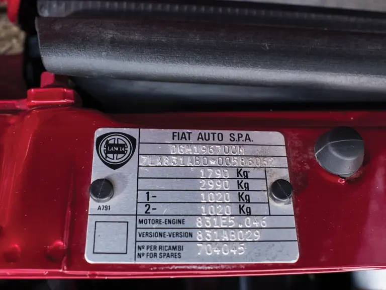 1995 Lancia Delta 1st Gen - Image 25 of 28