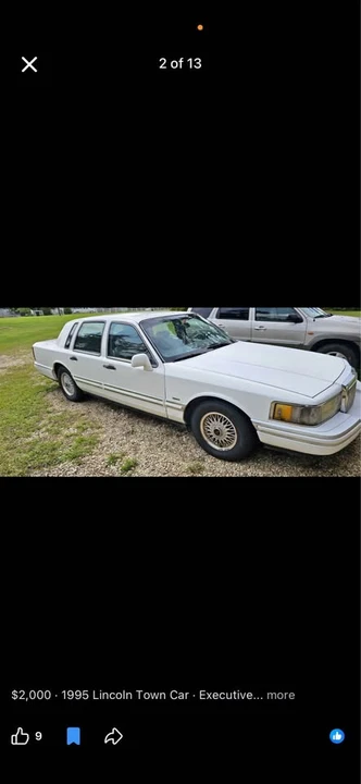 1995 Lincoln Town Car - Image 2 of 2