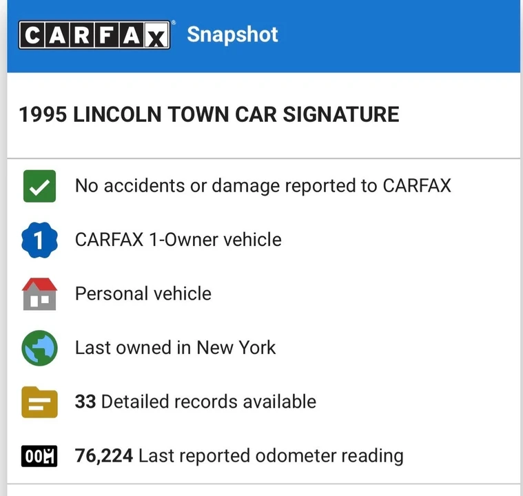 1995 Lincoln Town Car - Image 6 of 6