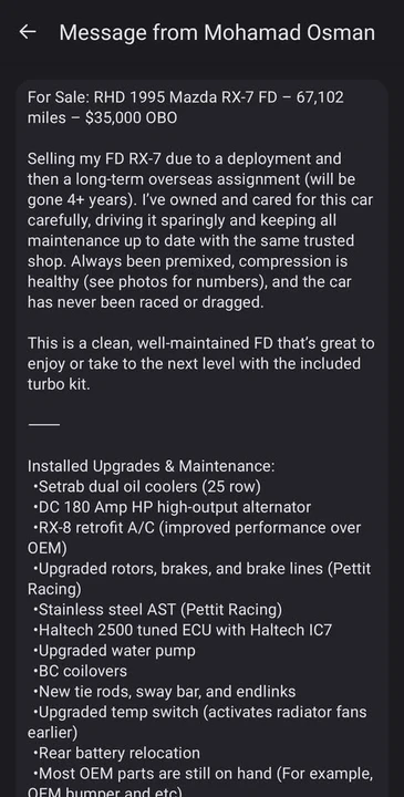 1995 Mazda RX-7 FD - Image 8 of 9
