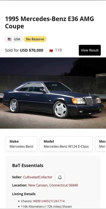 1995 Mercedes-Benz W124 E-Class - Image 18 of 21