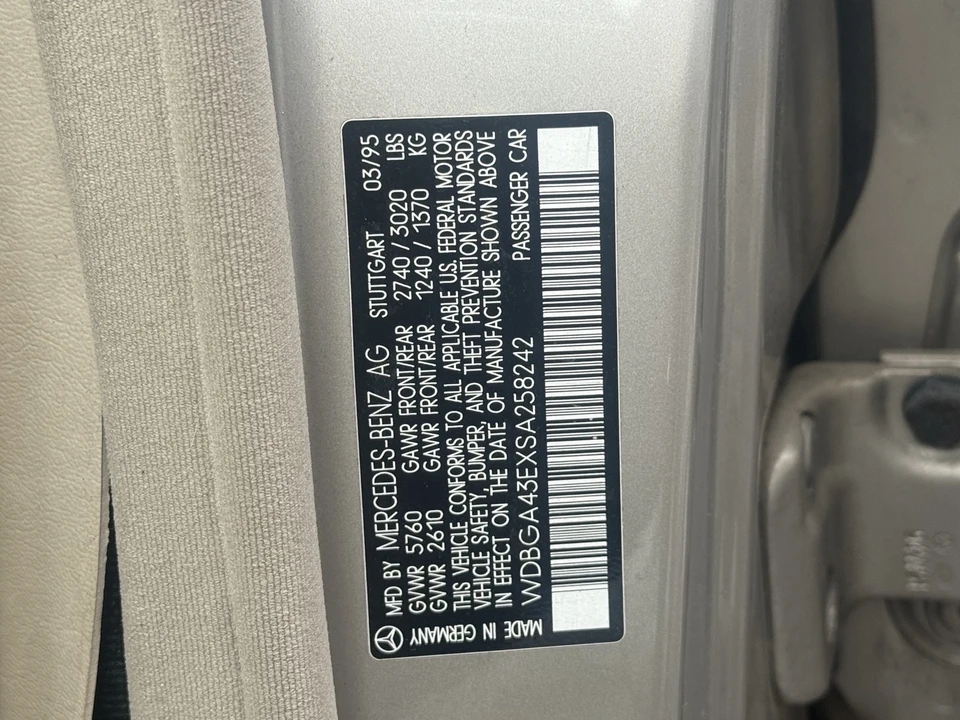1995 Mercedes-Benz W140 S-Class - Image 20 of 20