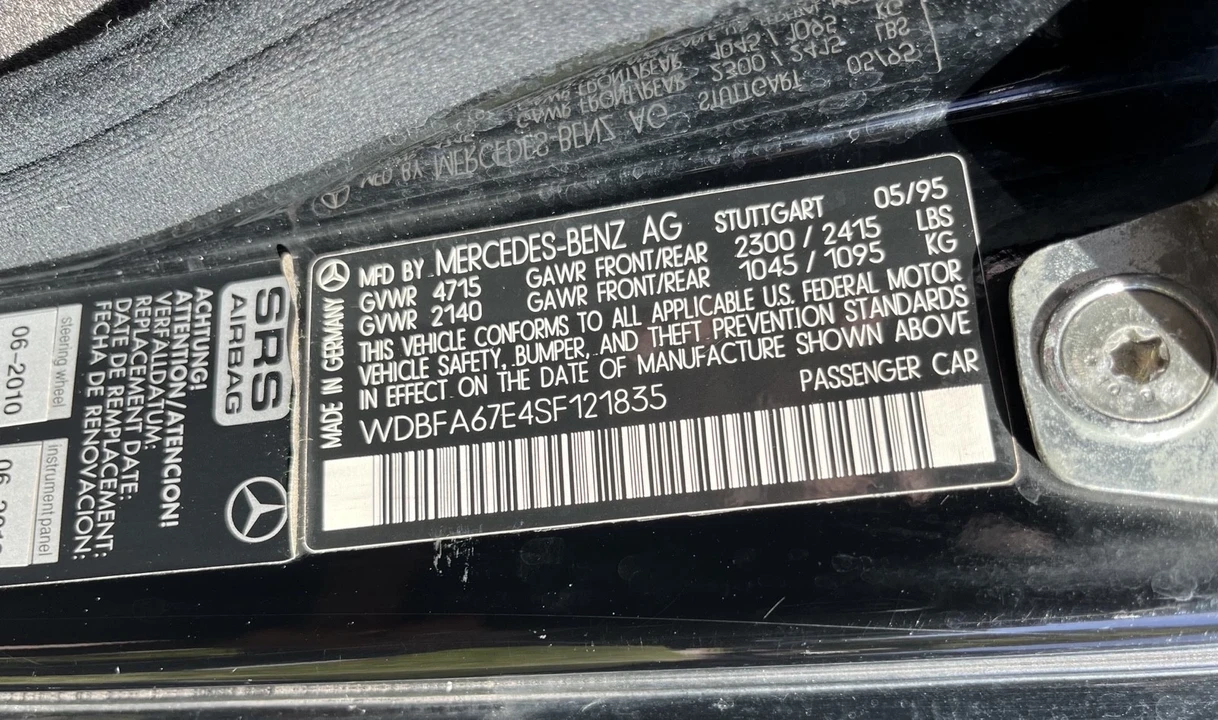1995 Mercedes-Benz R129 SL-Class - Image 15 of 19