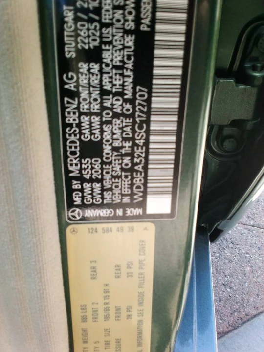 1995 Mercedes-Benz W124 E-Class - Image 3 of 12