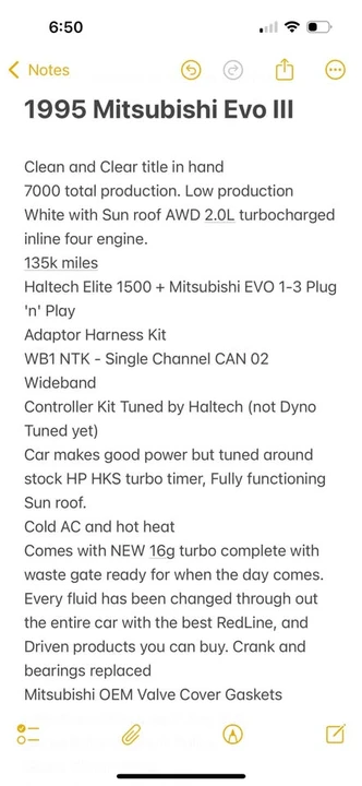 1995 Mitsubishi Lancer Evolution III 5th Gen - Image 10 of 12