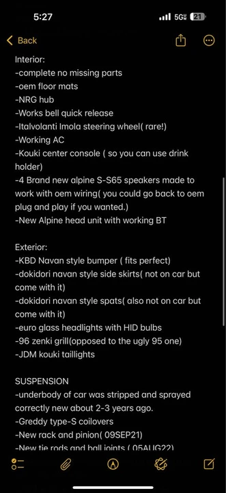 1995 Nissan S14 Silvia - Image 8 of 9