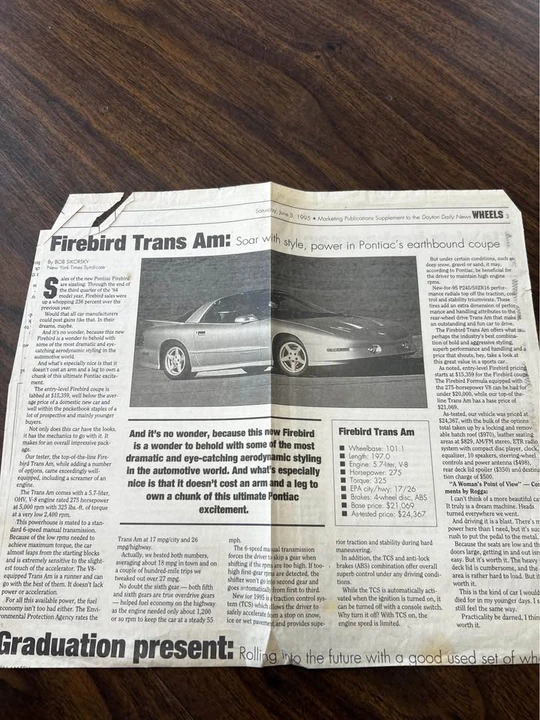 1995 Pontiac Firebird Formula 4th Gen - Image 15 of 17
