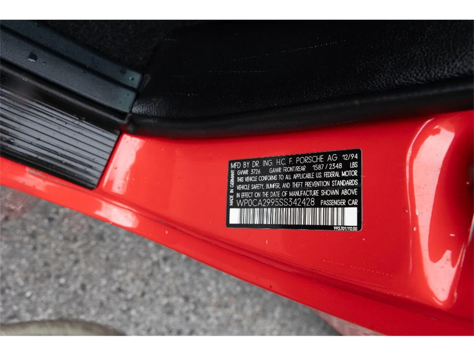 1995 Porsche 993 Carrera - Image 17 of 18