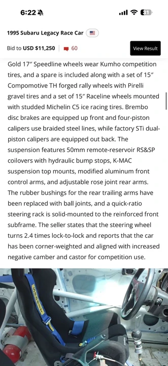 1995 Subaru Legacy 2nd Gen - Image 9 of 18