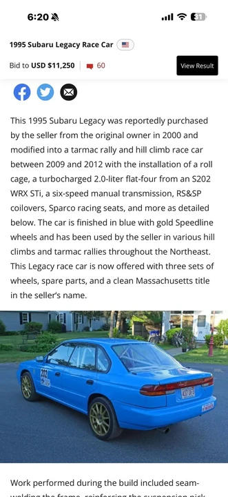1995 Subaru Legacy 2nd Gen - Image 2 of 18