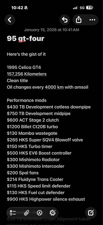 1995 Toyota Celica 6th Gen - Image 13 of 14