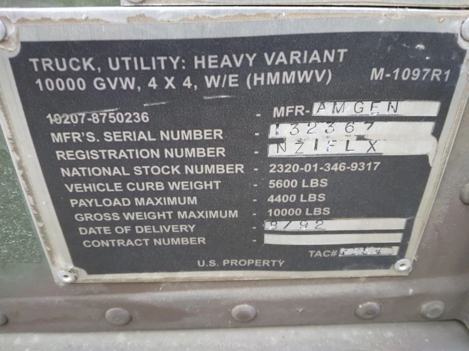 1996 AM General Hummer - Image 15 of 26