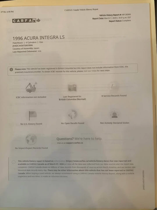 1996 Acura Integra 3rd Gen - Image 10 of 15
